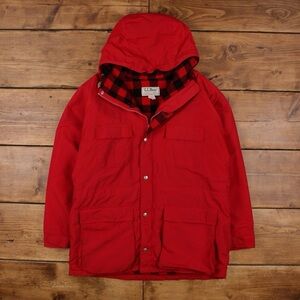 L.L. Bean Men's Baxter State Parka Bold Red Large